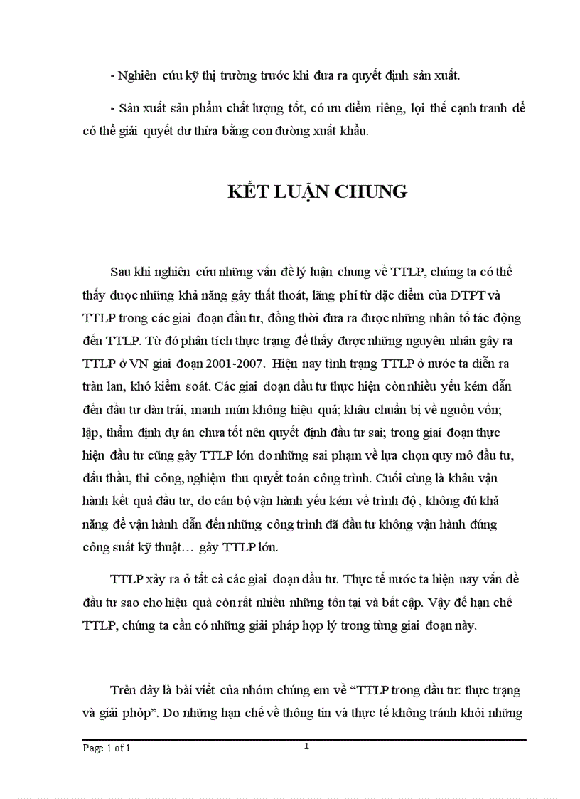 image for page Thất thoát, lãng phí trong đầu tư: thực trạng và giải pháp