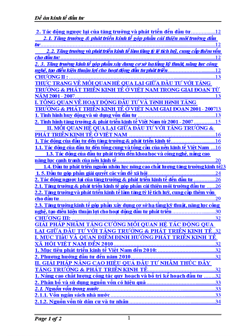 image for page Mối quan hệ qua lại giữa đầu tư với tăng trưởng và phát triển kinh tế