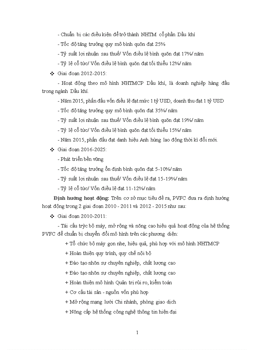 image for page Định hướng phát triển của PVFC trong thời gian tới