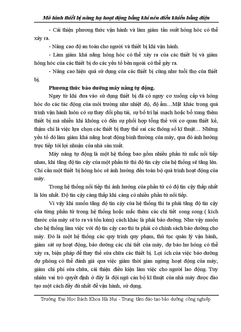 image for page Thiết kế mô hình của thiết bị nâng hạ hoạt động bằng khí nén và điều khiển điện