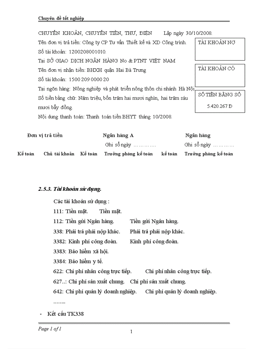 image for page Kế toán tiền lương và các khoản trích theo lương tại Công ty cổ phần Tư vấn Thiết kế và Xây dựng Công trình