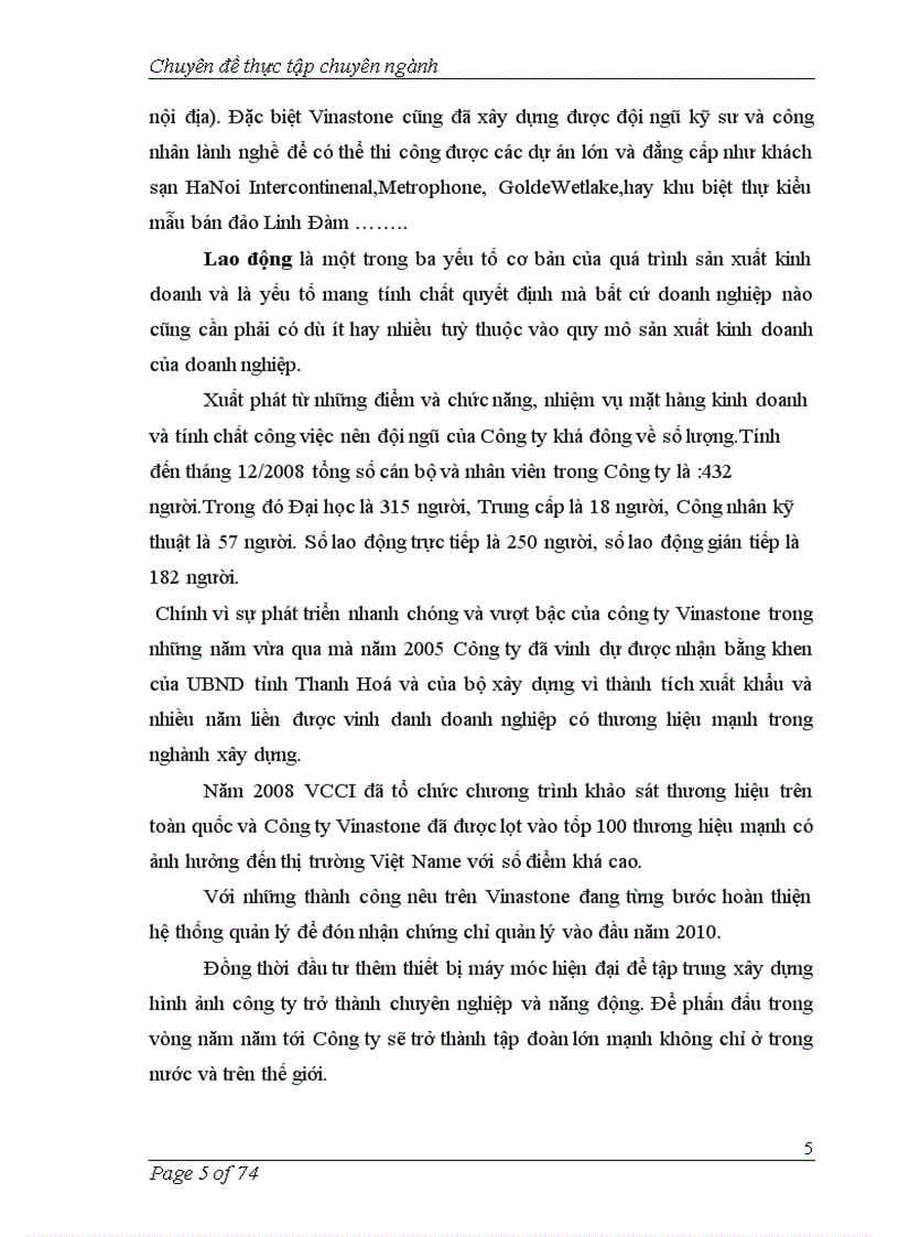 image for page Tìm hiểu kế toán chi phí và tính giá thành sản phẩm của Công ty Liên doanhVinastone