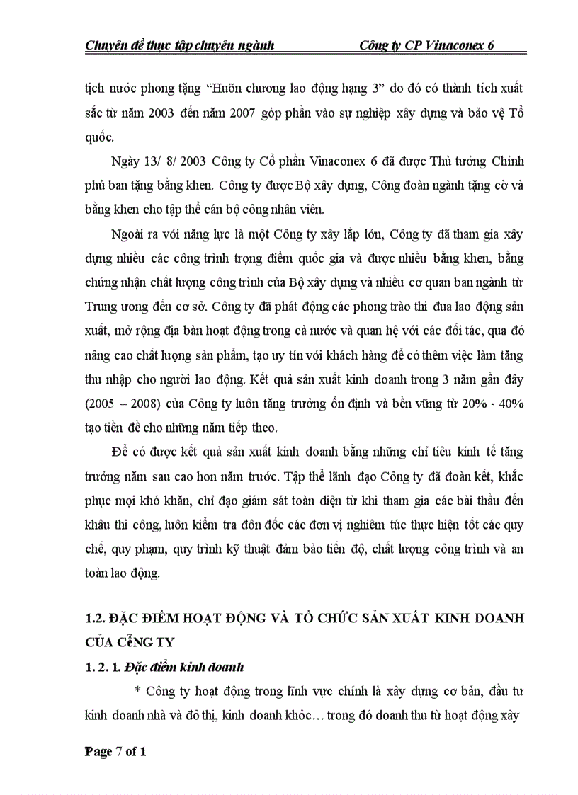 image for page Kế toán chi phí sản xuất và tính giá thành sản phẩm tại Công ty CP Vinaconex 6