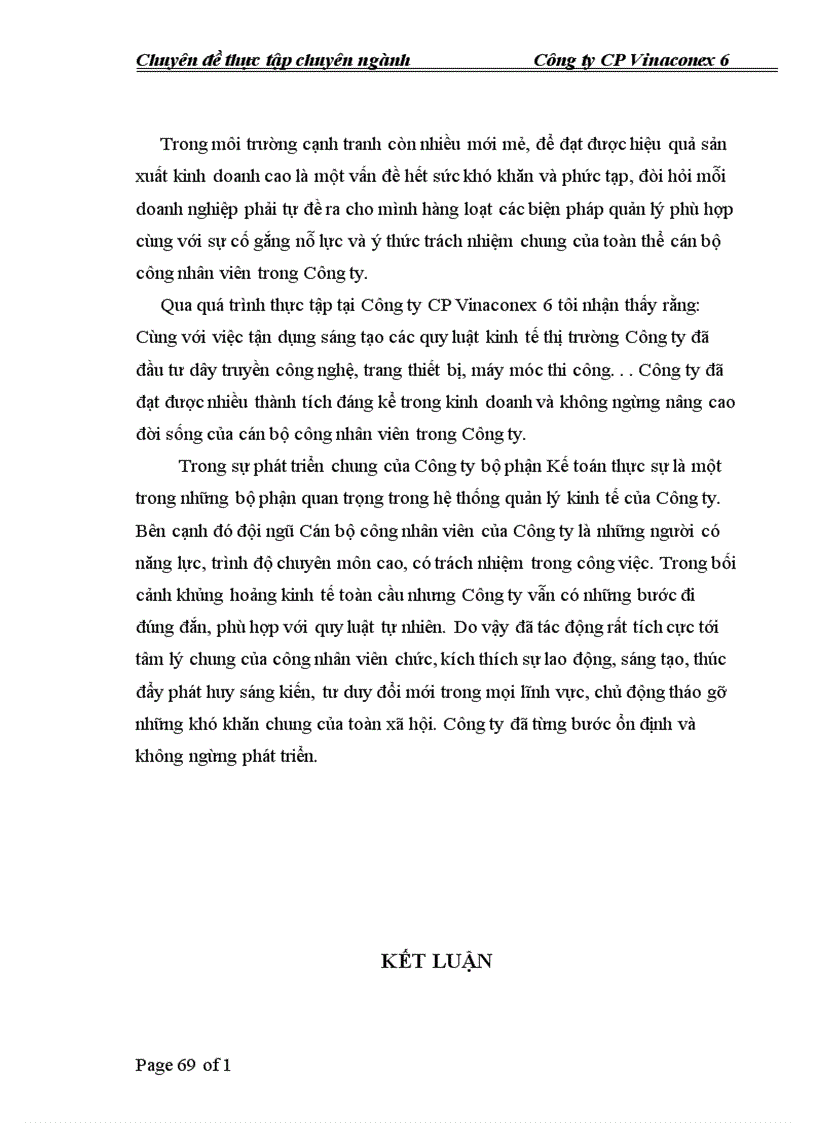 image for page Kế toán chi phí sản xuất và tính giá thành sản phẩm tại Công ty CP Vinaconex 6