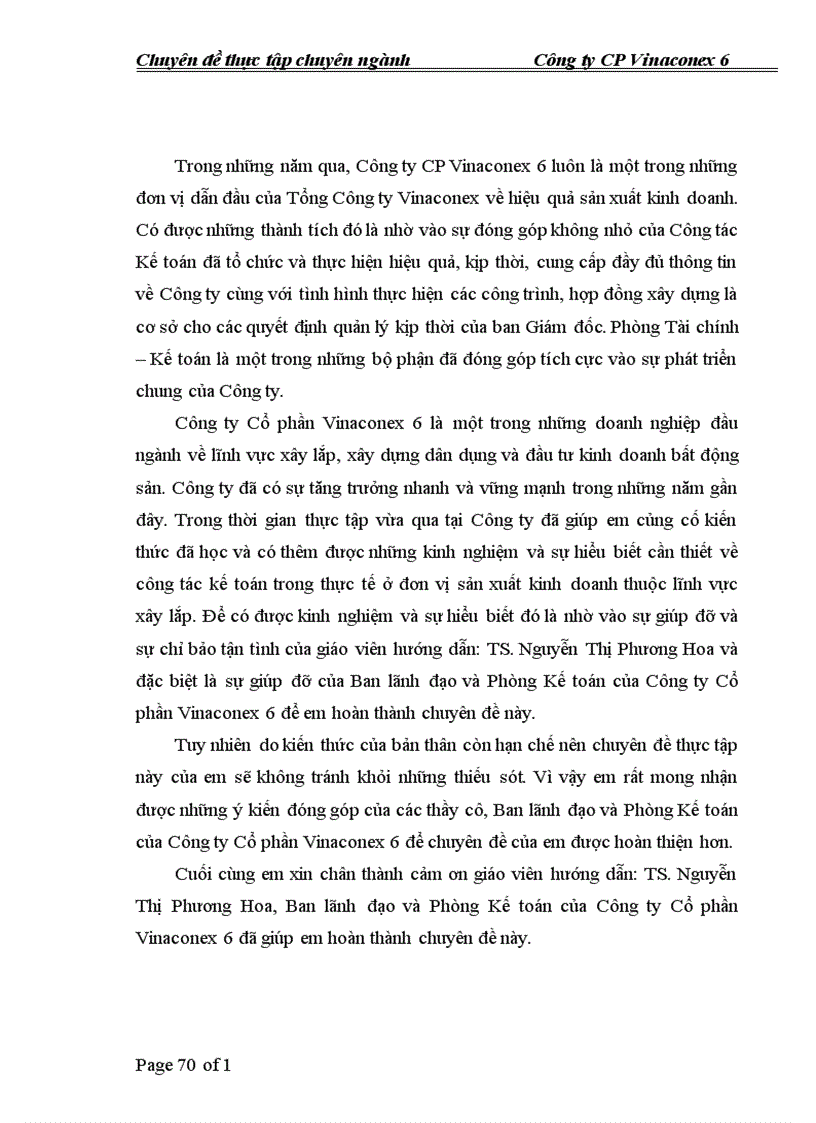 image for page Kế toán chi phí sản xuất và tính giá thành sản phẩm tại Công ty CP Vinaconex 6