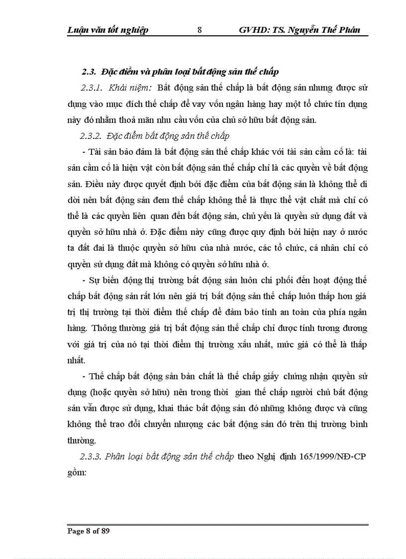 image for page Quy trình định giá Bất động thế chấp là nhà ở tại Ngân hàng Thương mại Cổ phần Kỹ thương Việt Nam - Techcombank