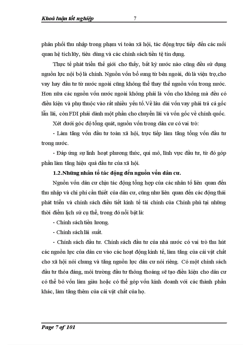 image for page Huy động nguồn vốn trong dân cư cho phát triển kinh tế thành phố Hà Nội. Thực trạng và giải pháp.