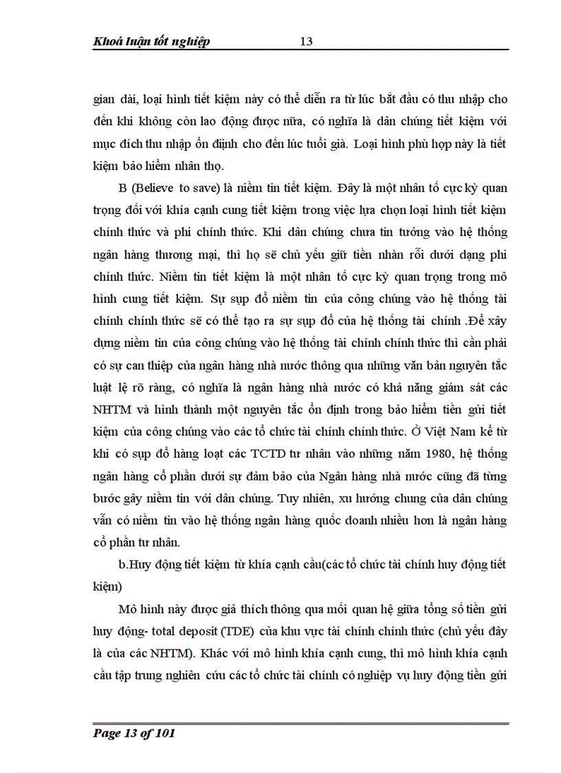 image for page Huy động nguồn vốn trong dân cư cho phát triển kinh tế thành phố Hà Nội. Thực trạng và giải pháp.