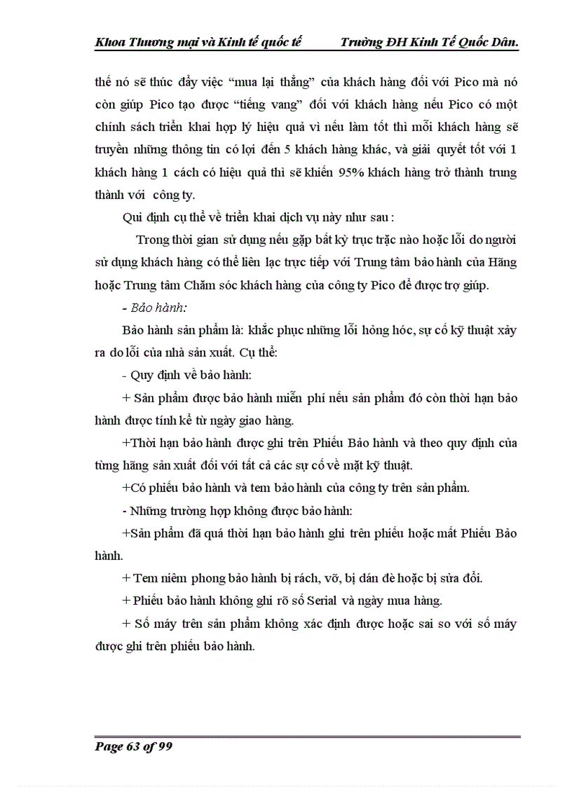 image for page Phát triển dịch vụ hỗ trợ bán hàng tại Công ty cổ phần PiCO