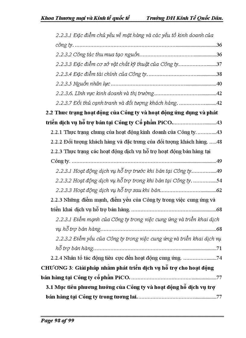 image for page Phát triển dịch vụ hỗ trợ bán hàng tại Công ty cổ phần PiCO