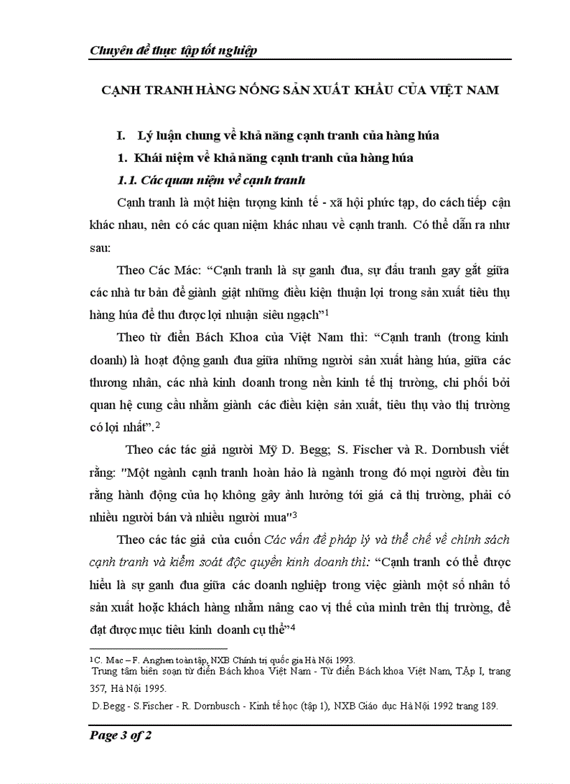 image for page Nâng cao khả năng cạnh tranh một số mặt hàng nông sản xuất khẩu chủ yếu của Việt Nam
