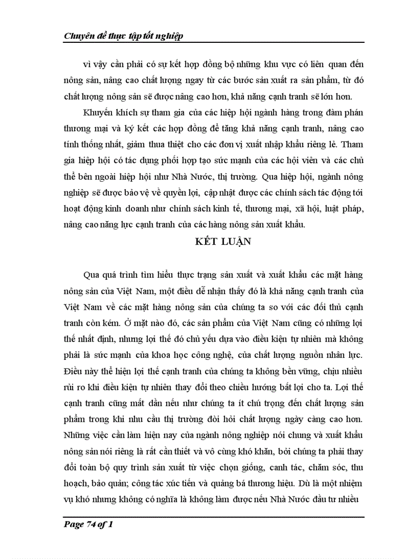 image for page Nâng cao khả năng cạnh tranh một số mặt hàng nông sản xuất khẩu chủ yếu của Việt Nam