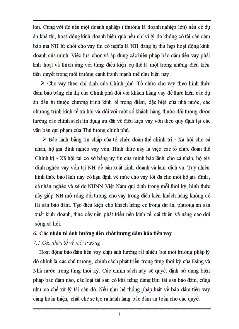 image for page Giải pháp hoàn thiện công tác đảm bảo tiền vay tại Ngân hàng Đầu tư và Phát triển - Việt Nam chi nhánh Đông Đô – Hà Nội