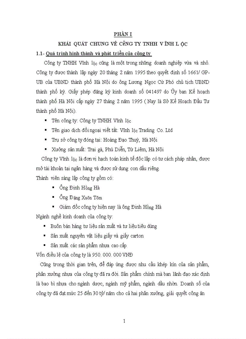 image for page Hoàn thiện công tác kế toán chi phí sản xuất và tính giá thành sản phẩm tại công ty tnhh vĩnh lộc