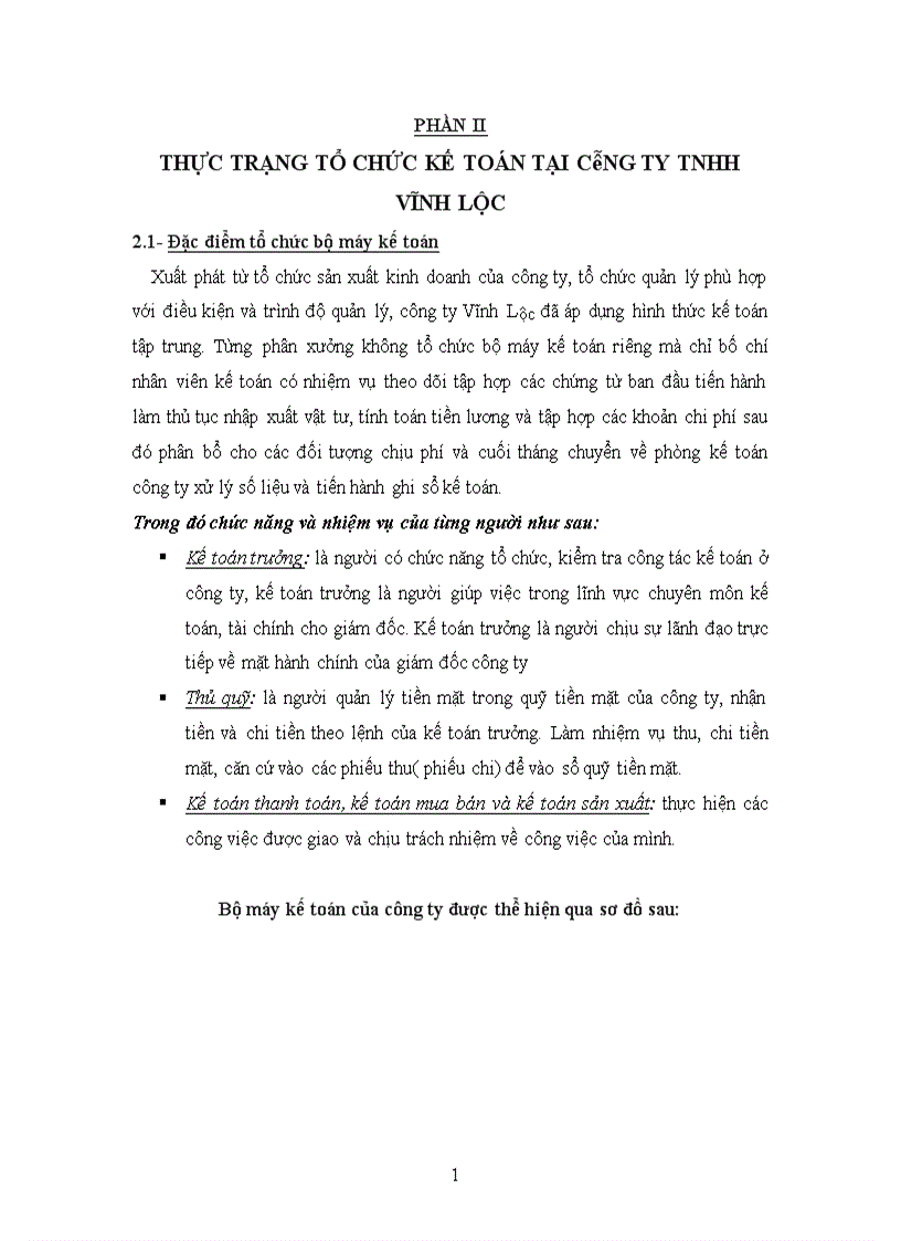 image for page Hoàn thiện công tác kế toán chi phí sản xuất và tính giá thành sản phẩm tại công ty tnhh vĩnh lộc