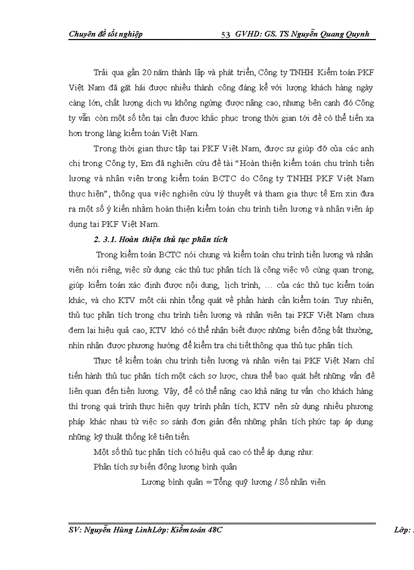 image for page Hoàn thiện kiểm toán chu trình tiền lương và nhân viên trong quy trình kiểm toán báo cáo tài chính do Công ty TNHH Kiểm toán PKF Việt Nam thực hiện