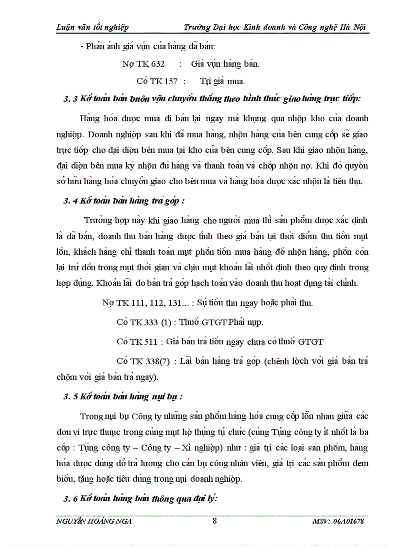 image for page Kế toán bán hàng và xác định kết quả bán hàng tại Công ty CP Phát triển Thương mại Hà Nội
