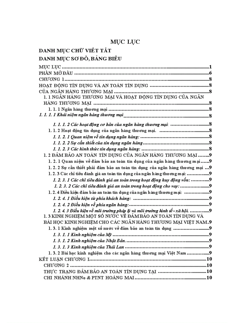 image for page Đảm bảo an toàn tín dụng tại Chi nhánh NHNo & PTNT Hoàng Mai - Thực trạng và giải pháp