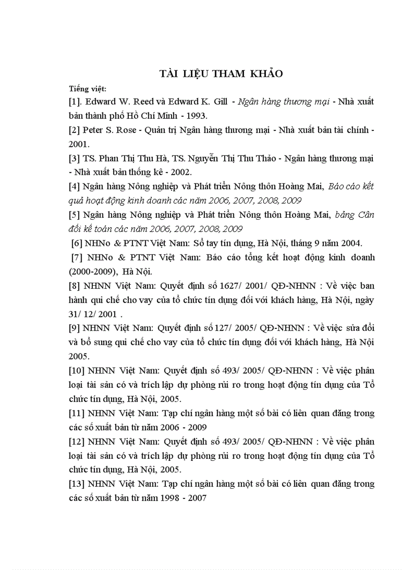 image for page Đảm bảo an toàn tín dụng tại Chi nhánh NHNo & PTNT Hoàng Mai - Thực trạng và giải pháp