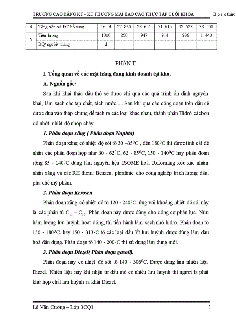image for page Báo cáo thực tập cuối khoá tại công ty xăng dầu Hà Nam Ninh