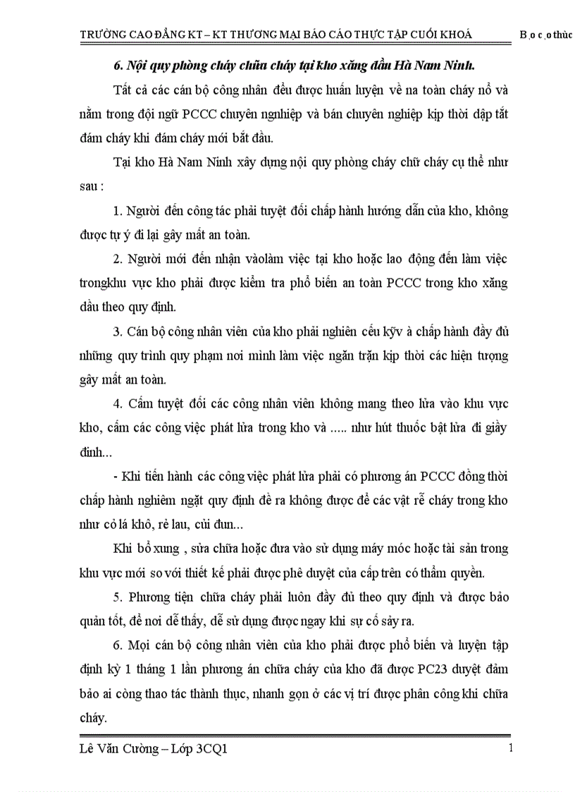 image for page Báo cáo thực tập cuối khoá tại công ty xăng dầu Hà Nam Ninh