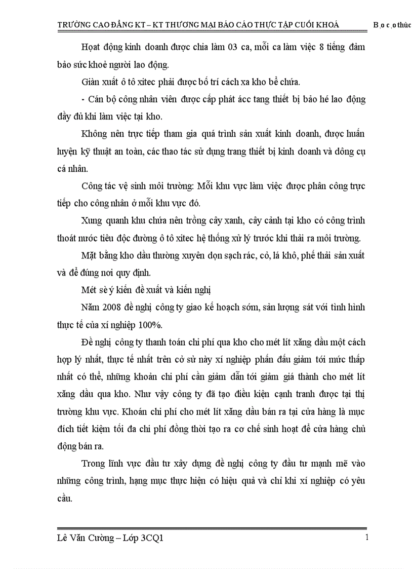 image for page Báo cáo thực tập cuối khoá tại công ty xăng dầu Hà Nam Ninh