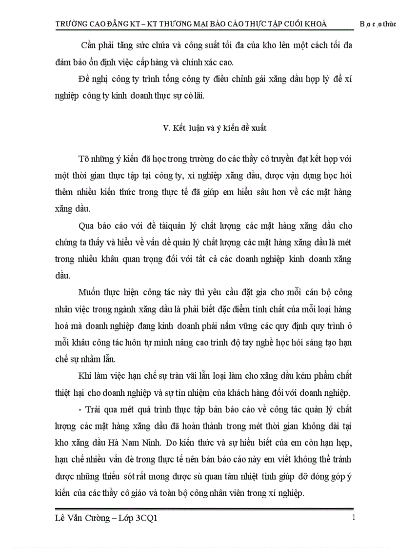 image for page Báo cáo thực tập cuối khoá tại công ty xăng dầu Hà Nam Ninh