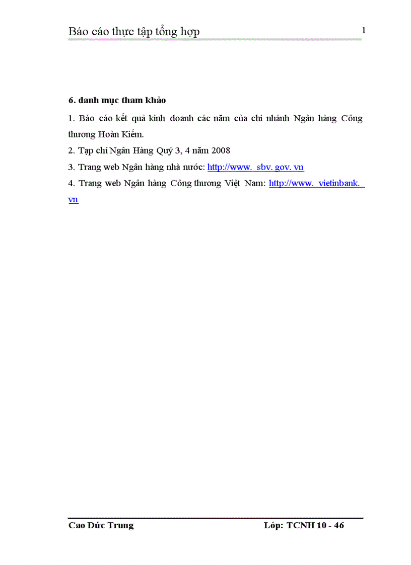 image for page Báo cáo thực tập tại Ngân hàng Công thương Hoàn Kiếm