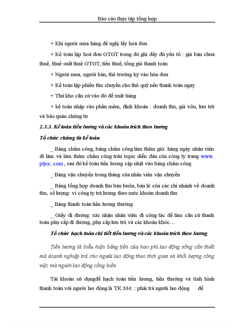 image for page Báo cáo thực tập tổng hợp tại công ty cổ phần Phú Thái