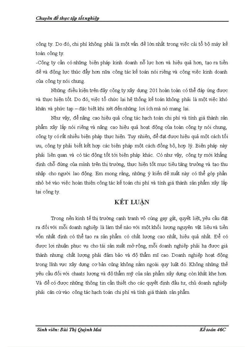 image for page Hoàn thiện kế toán chi phí sản xuất và tính giá thành sản phẩm xây lắp tại công ty xây dựng 201 tổng công ty xây dựng bạch đằng