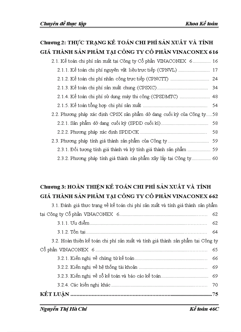 image for page Hoàn thiện kế toán chi phí sản xuất và tính giá thành sản phẩm tại Công ty Cổ phần VINACONEX 6