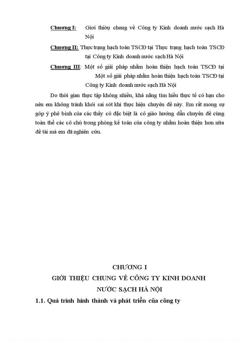 image for page Hoàn thiện hạch toán TSCĐ tại Công ty Kinh doanh nước sạch Hà Nội