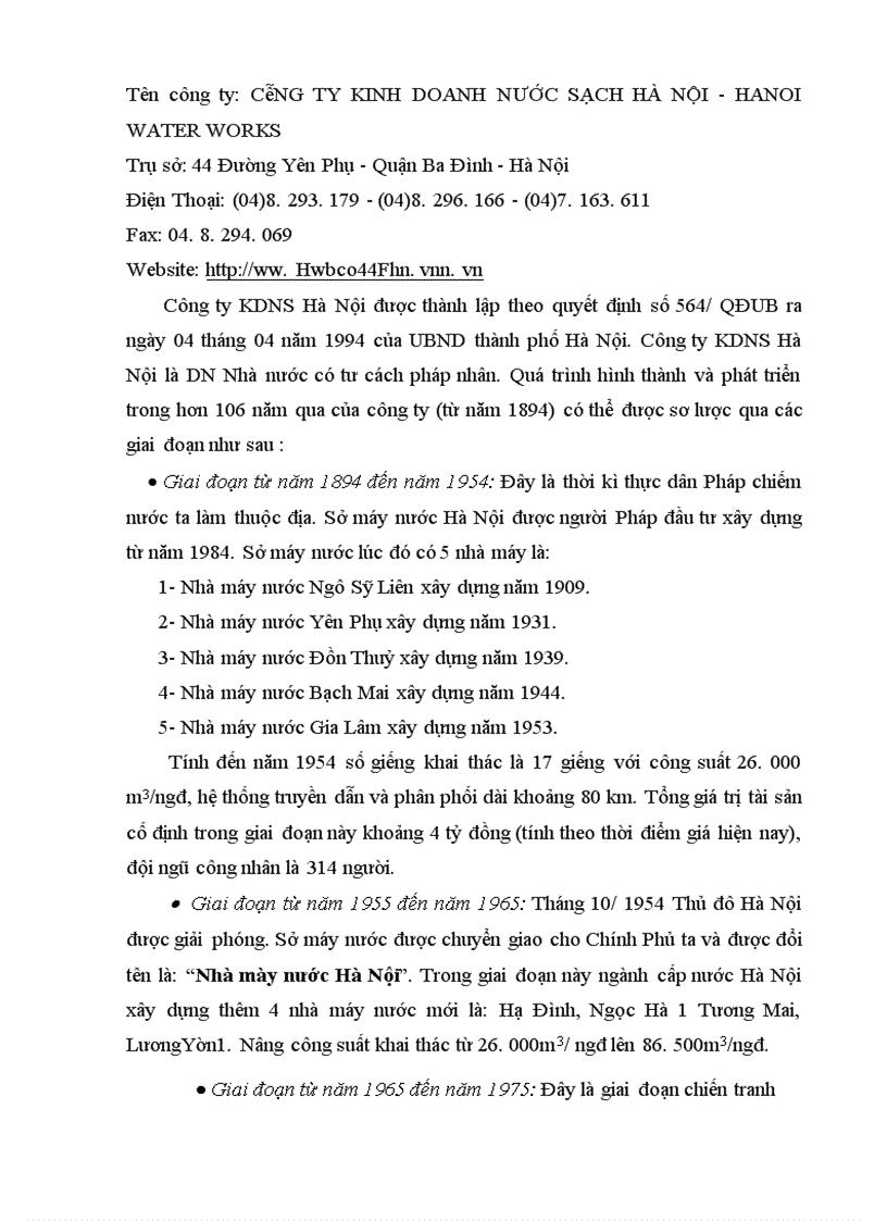 image for page Hoàn thiện hạch toán TSCĐ tại Công ty Kinh doanh nước sạch Hà Nội