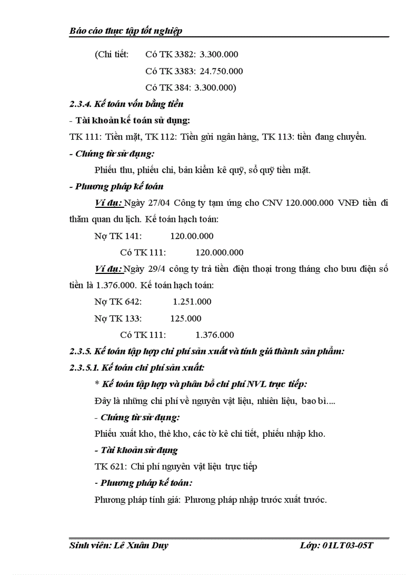 image for page Báo cáo thực tập tốt nghiệp tại Công ty TNHH An Thành Hưng