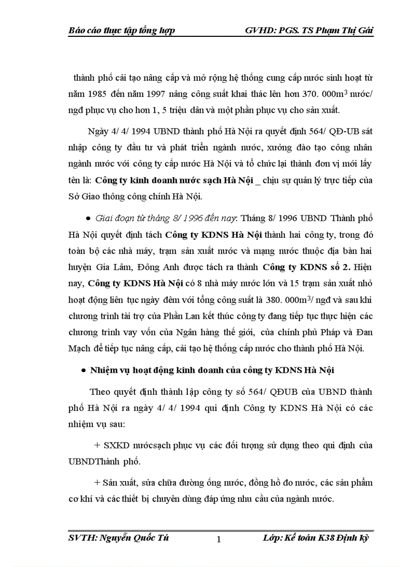 image for page Báo cáo thực tập công ty kinh doanh nước sạch hà nội - hanoi water works