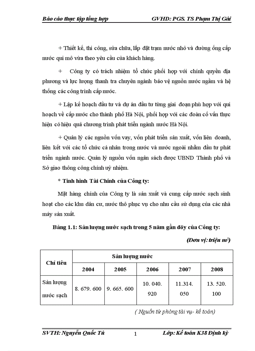 image for page Báo cáo thực tập công ty kinh doanh nước sạch hà nội - hanoi water works