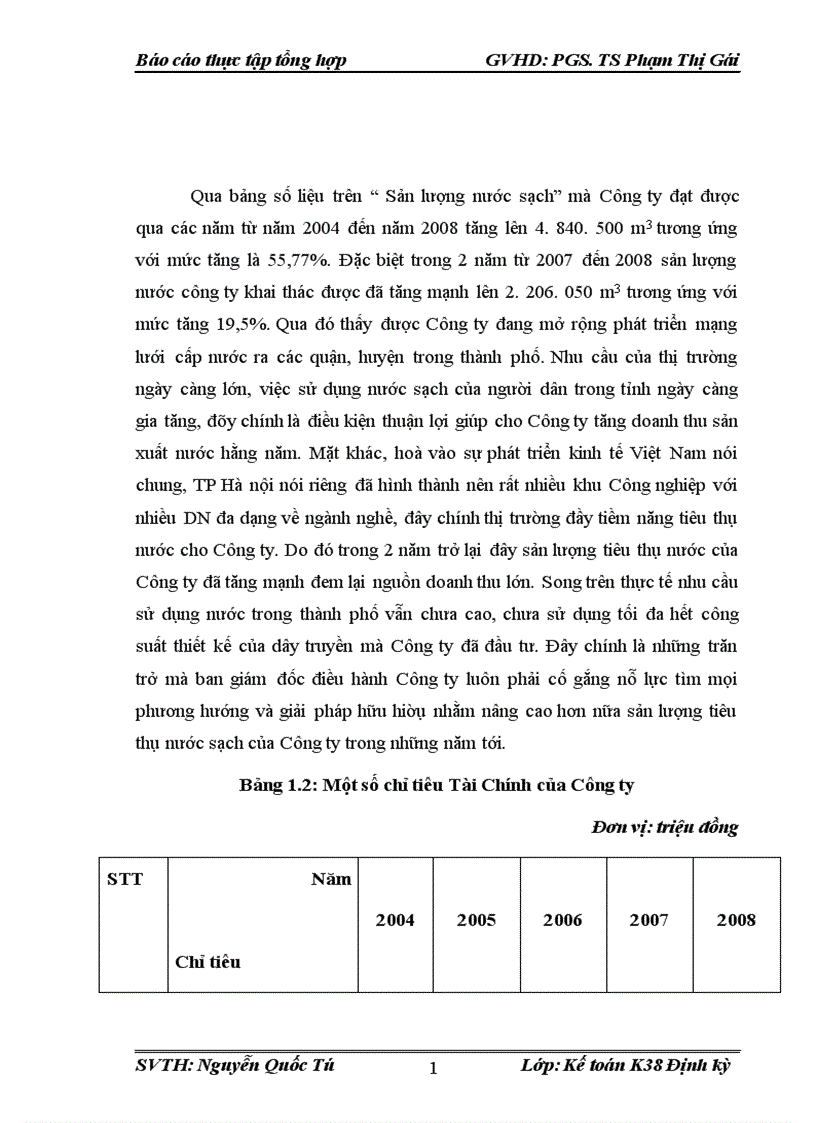 image for page Báo cáo thực tập công ty kinh doanh nước sạch hà nội - hanoi water works