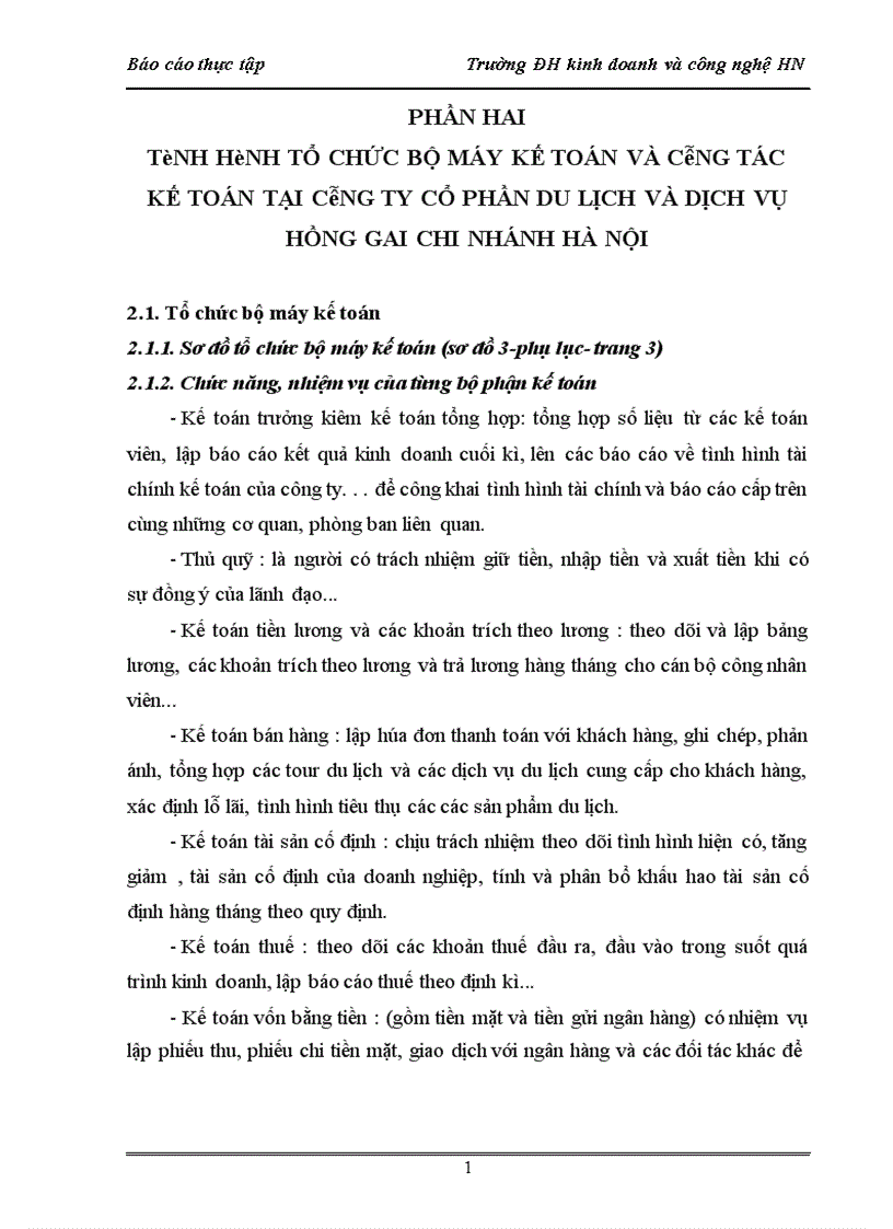 image for page Báo cáo thực tập tại Công ty cổ phần du lịch và dịch vụ Hồng Gai chi nhánh Hà Nội.