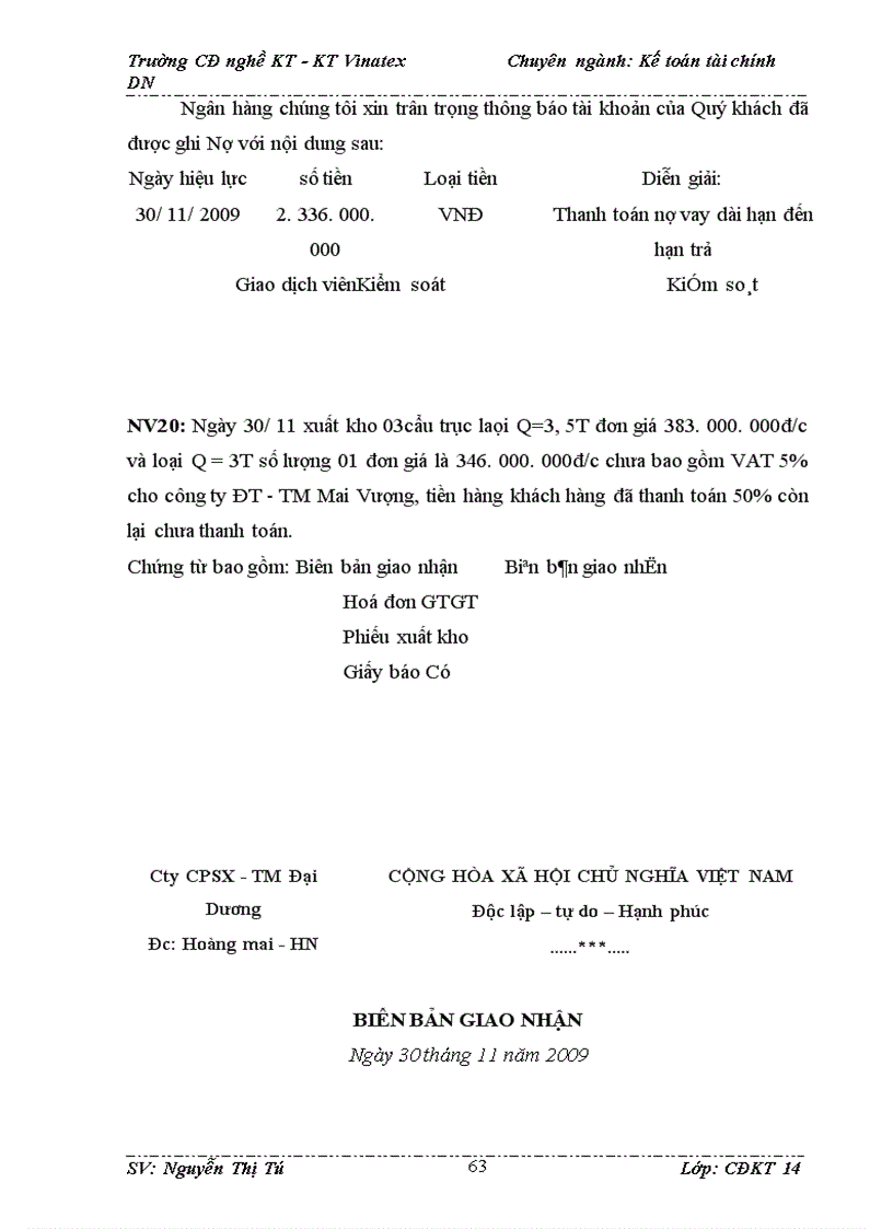 image for page Báo cáo thực tập tại công ty Cổ phần sản xuất – thương mại Đại Dương