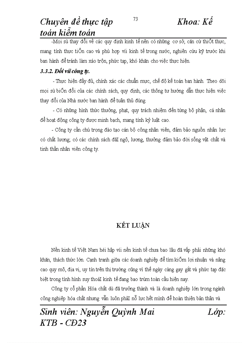 image for page Hoàn thiện kế toán bán hàng và xác định kết quả tại Công ty cổ phần Hóa chất