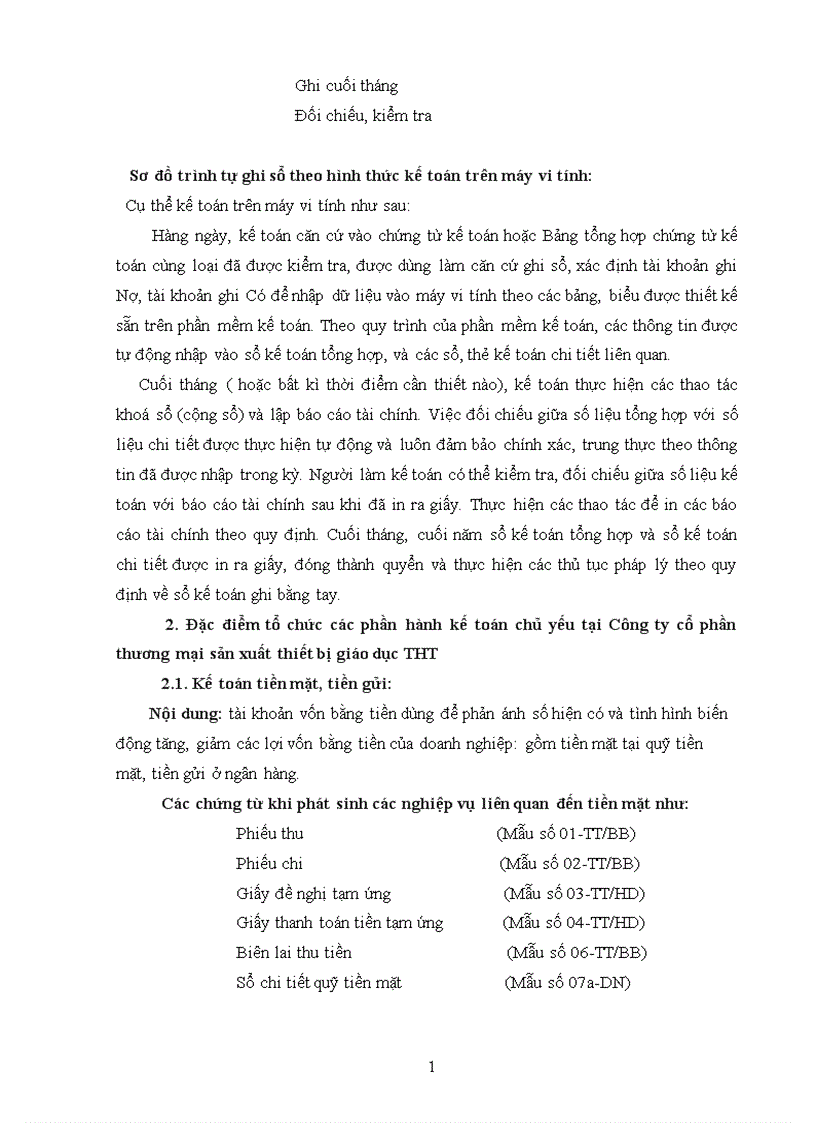 image for page Báo cáo thực tập tại công ty cổ phần thương mại sản xuất thiết bị giáo dục THT.