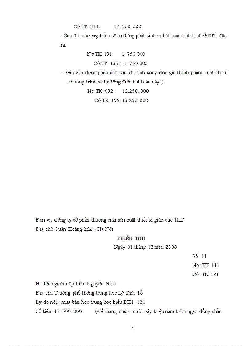 image for page Báo cáo thực tập tại công ty cổ phần thương mại sản xuất thiết bị giáo dục THT.
