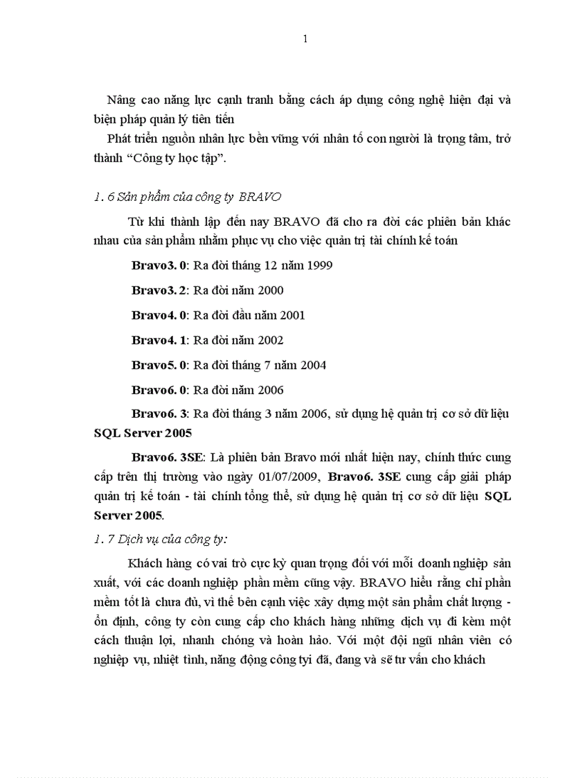 image for page Báo cáo thực tập tốt nghiệp tại công ty cổ phần phần mềm bravo