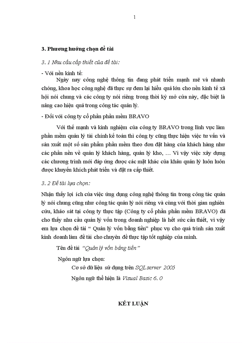 image for page Báo cáo thực tập tốt nghiệp tại công ty cổ phần phần mềm bravo