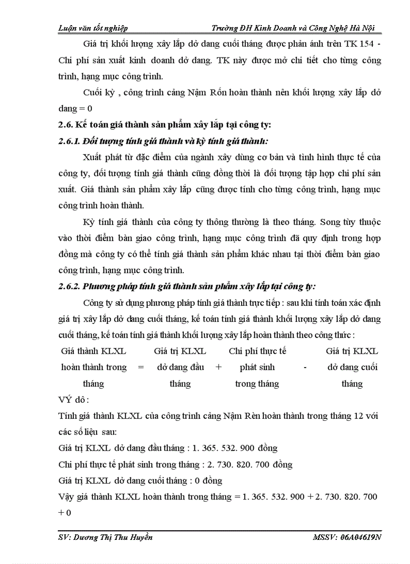 image for page Kế toán tập hợp chi phí sản xuất và tính giá thành tại công ty Cổ Phần Sông Đà 12.