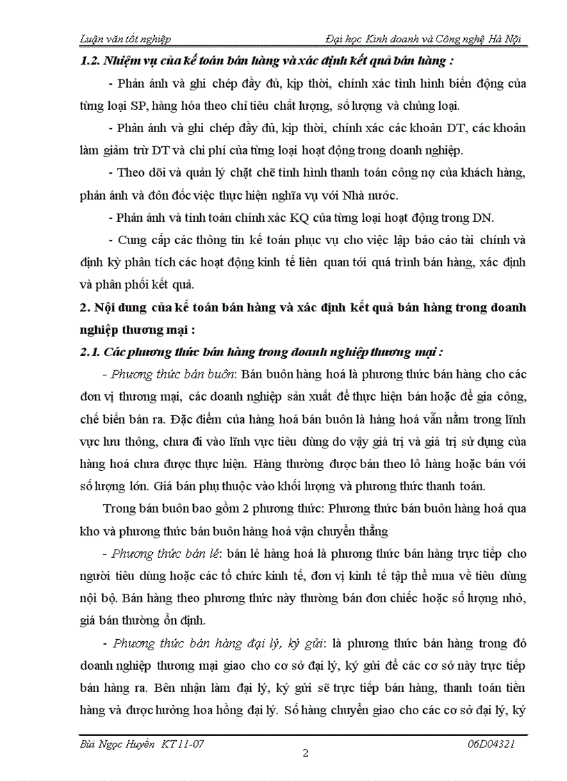 image for page Kế toán bán hàng và xác định kết quả bán hàng tại Công ty Cổ phần Vật tư Nông nghiệp I Hải Phòng