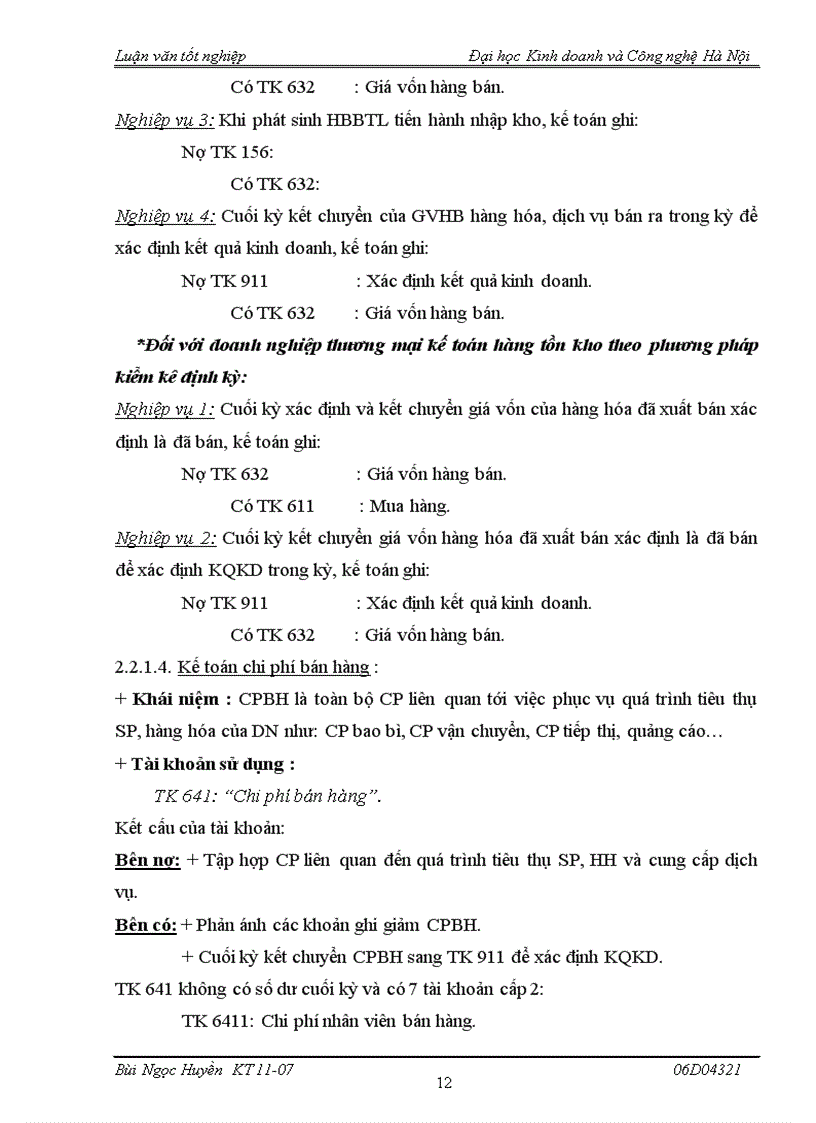 image for page Kế toán bán hàng và xác định kết quả bán hàng tại Công ty Cổ phần Vật tư Nông nghiệp I Hải Phòng