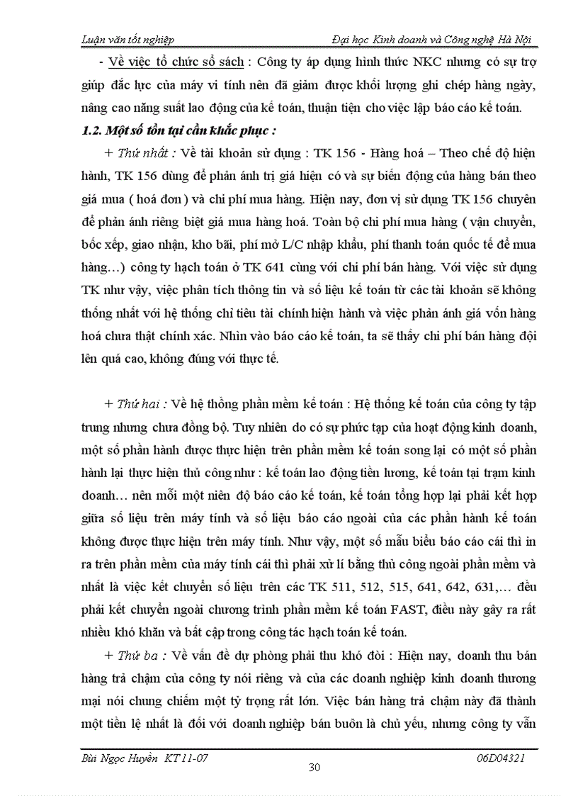 image for page Kế toán bán hàng và xác định kết quả bán hàng tại Công ty Cổ phần Vật tư Nông nghiệp I Hải Phòng