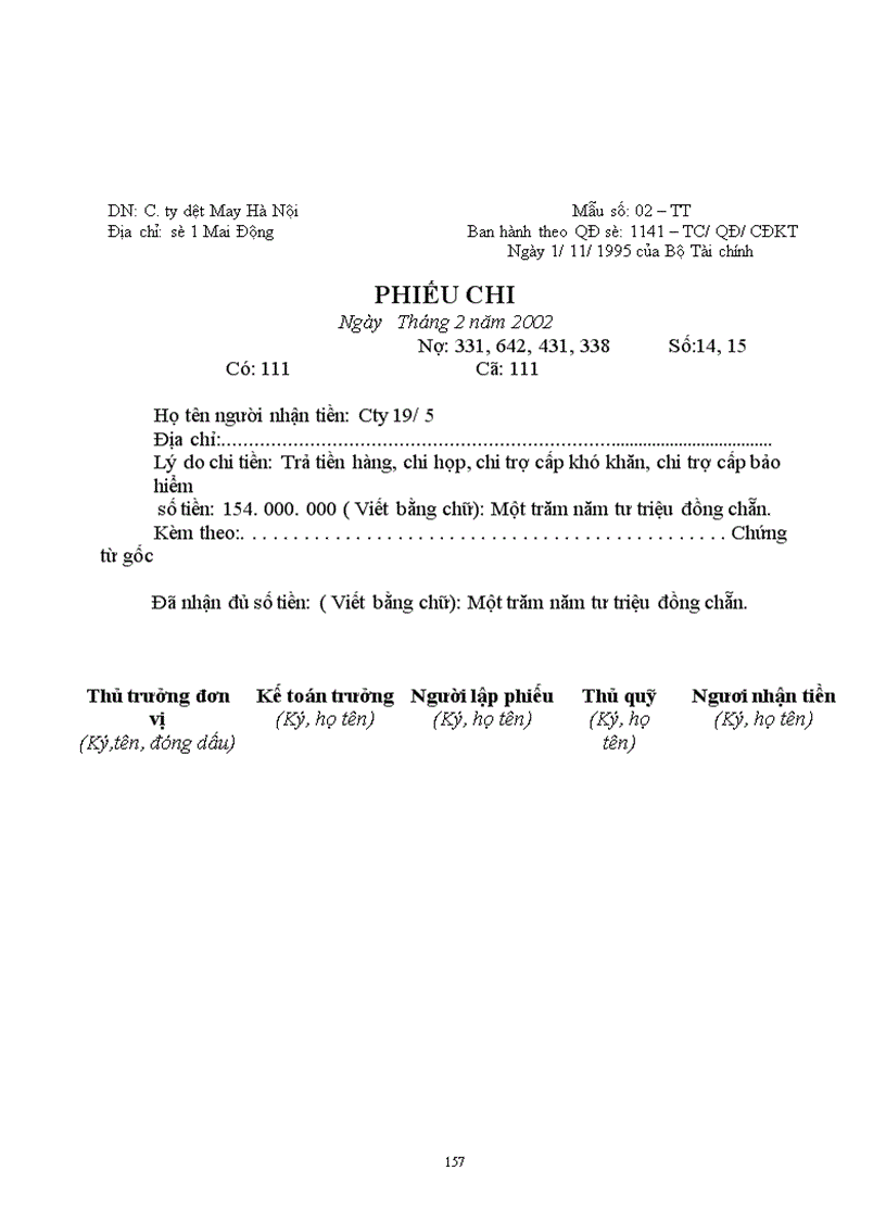 image for page Công tác hạch toán kế toán tại công ty Dệt May Hà Nội