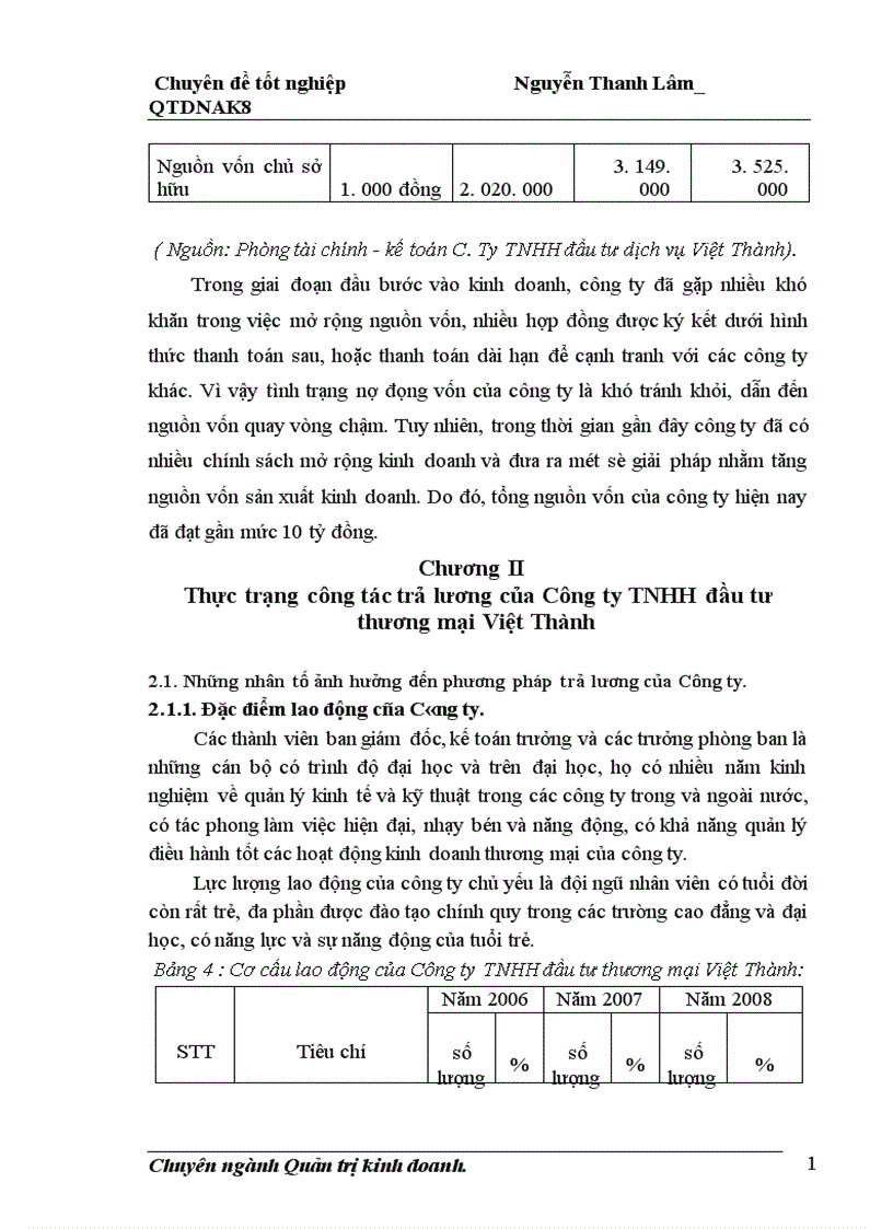 image for page Một số giải pháp nhằm hoàn thiện phương pháp trả lương của Công ty TNHH đầu tư thương mại Việt Thành